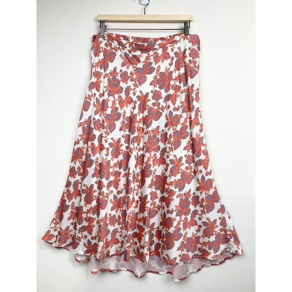 NWT Chloe Kristyn Skirts in Coral and White Size 1X - Picture 4 of 7